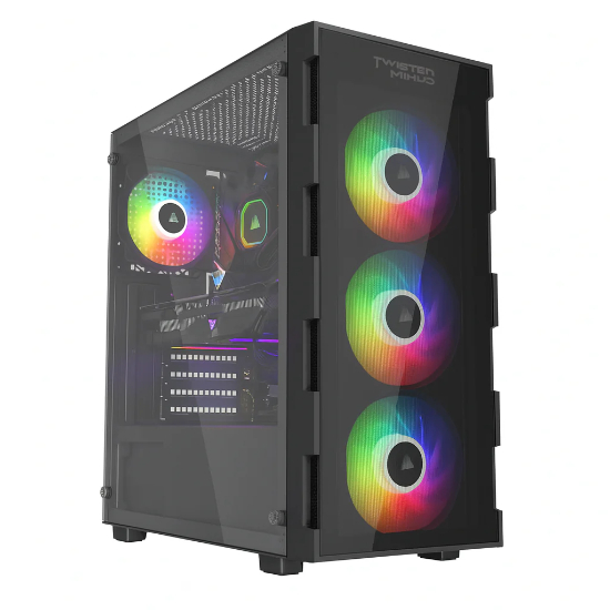 Gaming pc I5-12400F,RTX 5060 8GB,16 GB RAM (Limited Offer) - Black