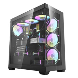 Gaming PC Intel Core i7-14700F, RTX 5070, 16GB RAM - Black