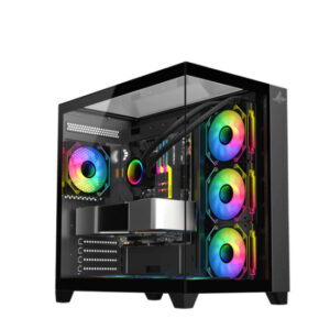 Gaming PC Intel Core i7-12700F, RTX 5060 Ti, 16GB RAM - Black