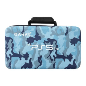 Gamax Storage Bag for PlayStation 5 Pro-Army Blue