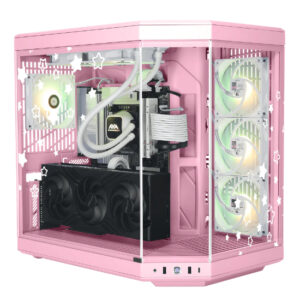 Gaming PC Intel Core i5-14400F, RTX 5060, 16GB RAM DDR5 - Pink