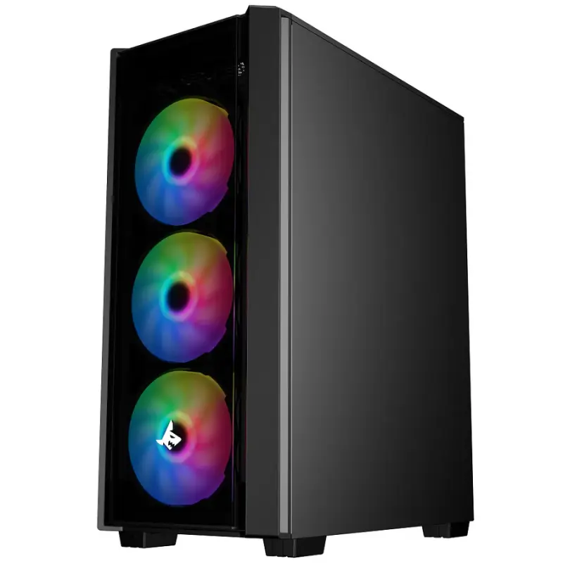 Gaming Pc Intel Core i5-14400F, RTX 5060, 16GB RAM DDR5 - Black - Image 2