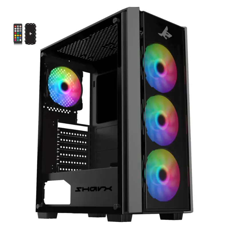 Gaming Pc Intel Core i5-14400F, RTX 5060, 16GB RAM DDR5 - Black - Image 4
