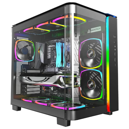 Custom Gaming PC AMD Ryzen 5 9600X, GravaStar AMD RADEON RX 9070 XT 16G GDDR6, RAM 16GB DDR5, 1TB NVMe, Windows 11