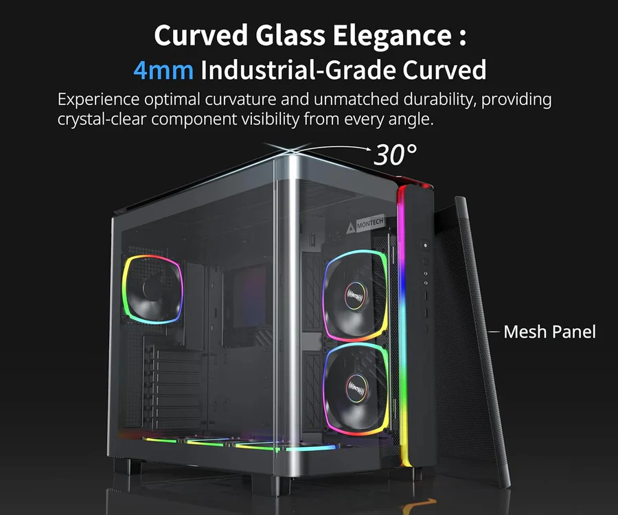 Custom Gaming PC AMD Ryzen 5 9600X, GravaStar AMD RADEON RX 9070 XT 16G GDDR6, RAM 16GB DDR5, 1TB NVMe, Windows 11 - Image 3