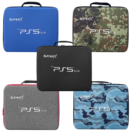 Gamax Storage Bag For Playstation 5 Slim-Red - Image 2
