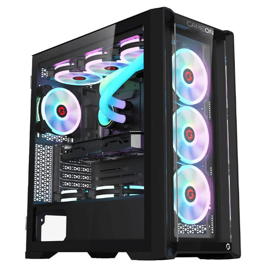 Gaming PC Intel Core i7-14700F, RTX 5060 Ti (8GB), 32GB RAM DDR5 - Black