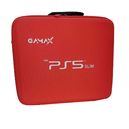 Gamax Storage Bag For Playstation 5 Slim-Red