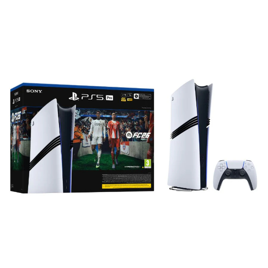 PlayStation 5 Pro Console Digital With EA FC 26 Voucher Bundle