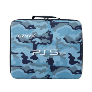 Gamax Storage Bag For Playstation 5 Slim-Army Blue