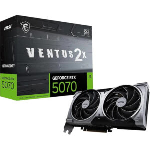 MSI Gaming RTX 5070 12G Ventus 2X OC Graphics Card - Black