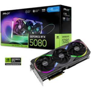 PNY GeForce RTX 5080 ARGB EPIC-X RGB OC Graphics Card, 16GB GDDR7