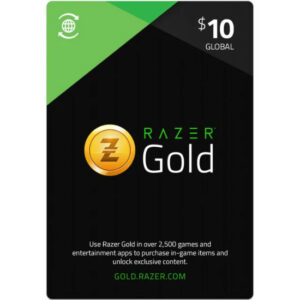 Razer Gold Pins Gift Card 10$ - Global (SMS Delivery)