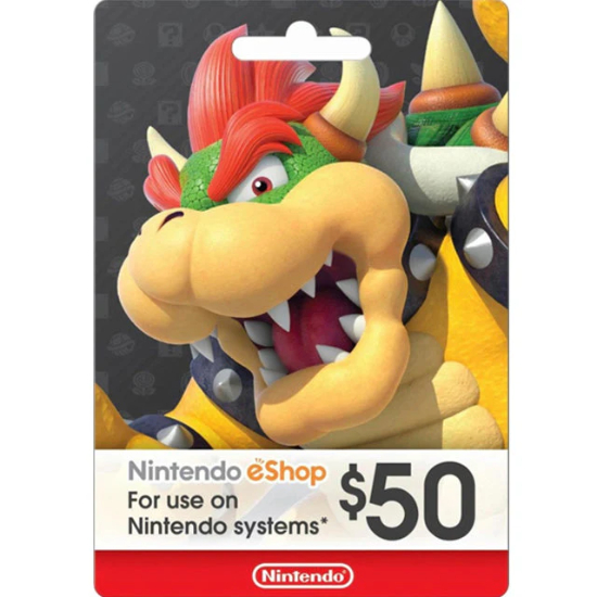 Nintendo eShop Card 50$ - Digital Gift Code (SMS Delivery)