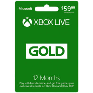 Microsoft Xbox LIVE 12 Month Gold (SMS Delivery)
