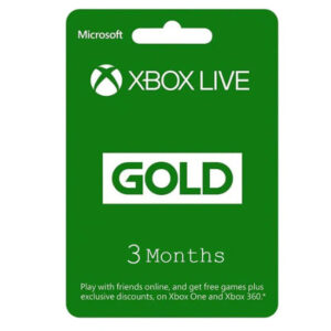 Microsoft Xbox Live Digital Gift Card - 3 Month Gold Membership (SMS Delivery)