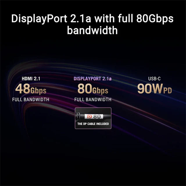 Asus ROG Swift OLED PG27UCDM 27" 4K QD-OLED, 240Hz Refresh Rate, 0.03ms Response time, HDMI 2.1, AMD FreeSync Premium Pro, G-SYNC Compatible Gaming Monitor - Black - Image 9