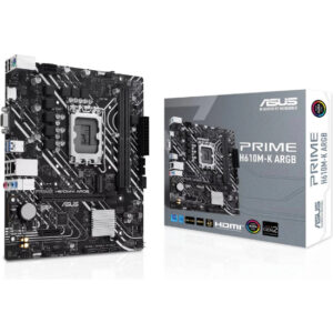 Asus Prime H610M-K ARGB PCle 4.0 DDR5 Motherboard