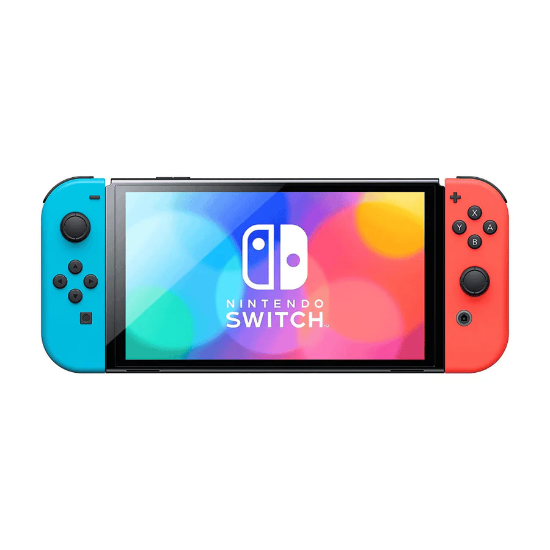 Nintendo Switch ? OLED Model w/ Neon Red & Neon Blue Joy-Con