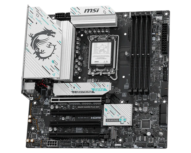 MSI B860M GAMING PLUS WIFI DDR5 Motherboard - Black - Image 3