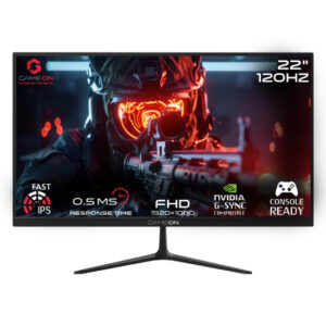 GAMEON GOES22FHD120IPS 22" FHD 1920x1080, 120Hz Refresh Rate, 0.5ms Response Time, HDMI 2.1, IPS Flat Gaming Monitor - Black