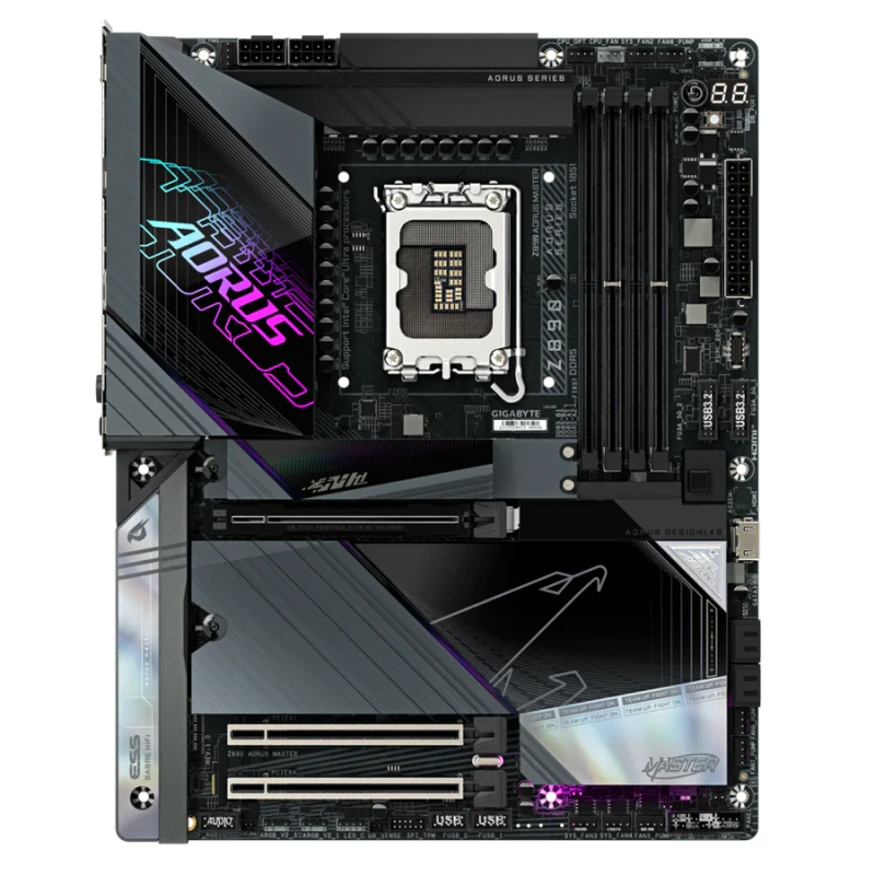 GIGABYTE Z890 AORUS MASTER WIFI 7 DDR5 ATX Motherboard - Black - Image 2