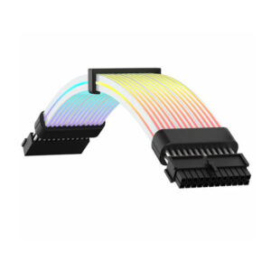 GameMax MB 24PIN-B 24 Pin ARGB PSU Extension Cable - Black