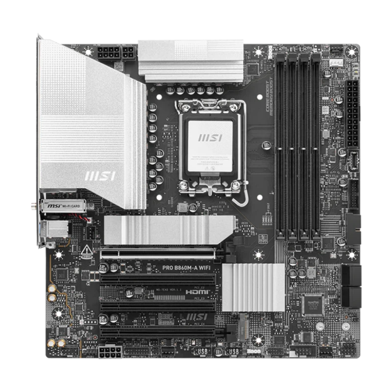 MSI PRO B860M-A WIFI DDR5 Motherboard - Black - Image 2