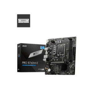 Msi Pro B760M-E DDR5 Intel Lightning Gen 4 Motherboard