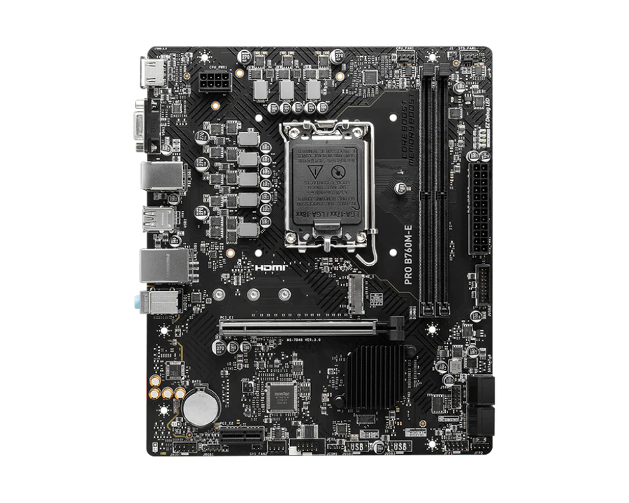 Msi Pro B760M-E DDR5 Intel Lightning Gen 4 Motherboard - Image 2