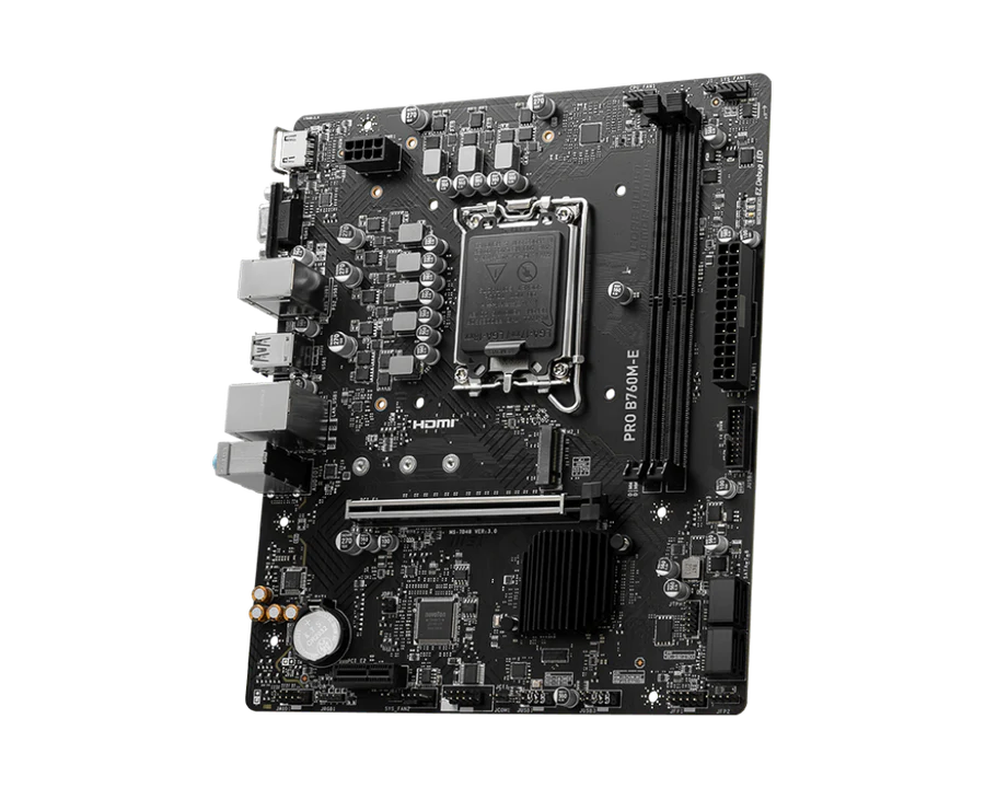 Msi Pro B760M-E DDR5 Intel Lightning Gen 4 Motherboard - Image 3