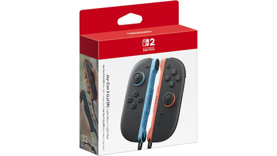 Nintendo Switch 2 Joy-Con (L-R) Light Blue/Red - Image 2
