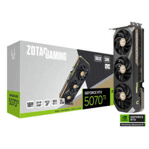 Zotac Gaming GeForce RTX 5070 Ti Solid Core OC 16GB Graphics Card - Black