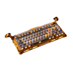 GravaStar Mercury K1 Pro 75% Wireless Mechanical Gaming Special Edition Keyboard - Battle Worn Yellow