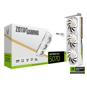 ZOTAC GAMING GEFORCE RTX 5070 AMP WHITE EDITION 12GB 192BIT GDDR7