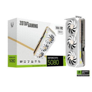 Zotac GeForce RTX 5080 16GB GDDR7 Solid OC Edition - White