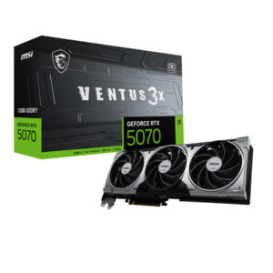 MSI GeForce RTX 5070 12GB GDDR7 Ventus 3X OC Graphics Card