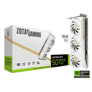 ZOTAC GAMING GeForce RTX 5070 Ti SOLID CORE OC 16GB - White