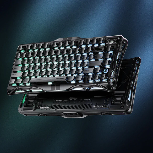GravaStar Mercury V75 75% Hall Effect Magnetic Switch Gaming Keyboard - Stealth Black - Image 2