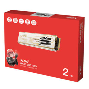 XPG Mars 980 Pro PCle Gen5 x4 M.2 SSD 2TB - White