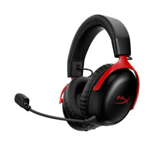 HyperX Cloud III S Wireless Gaming Headset compatible with PC, Mac, PS5, Mobile, Switch - Black&Red