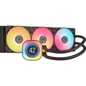 Corsair iCUE LINK TITAN 360 RX LCD Liquid CPU Cooler - Black