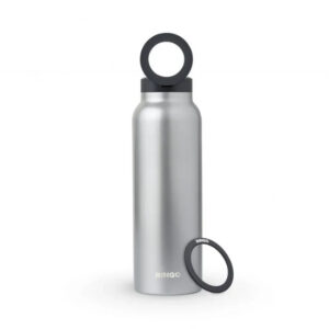 RINGO WATER BOTTLE 32 OZ SCREW LID / BOOSTER RING - Stainless