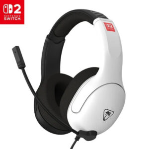 Turtle Beach Airlite Fit Wired Gaming Headset for Nintendo Switch 2 - Black & White