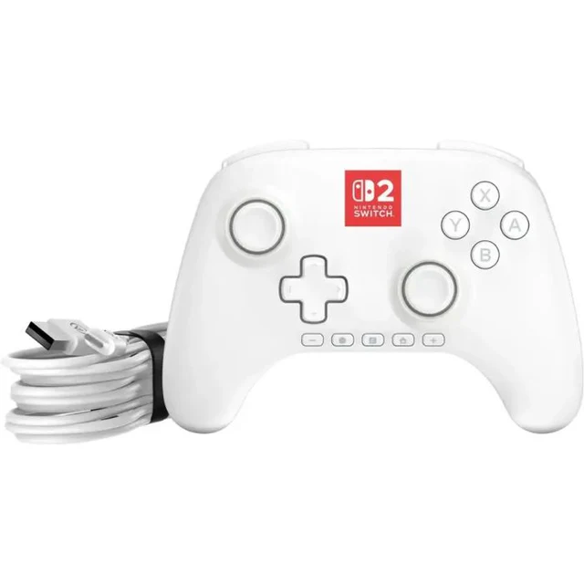 PowerA Advantage Wired Controller for Nintendo Switch 2 ? Lumectra White - Image 2