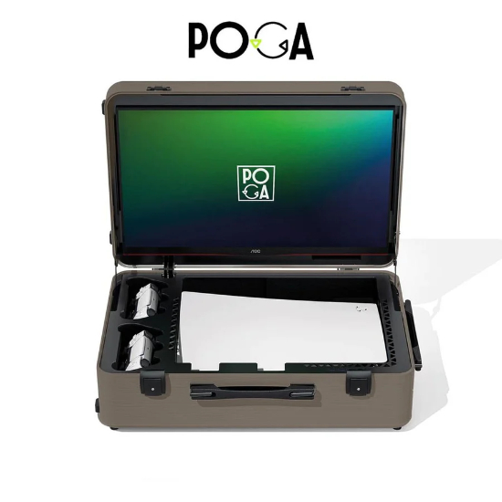 Indigaming POGA Lux Portable Gaming Monitor PlayStation PS5 - Desert Taupe