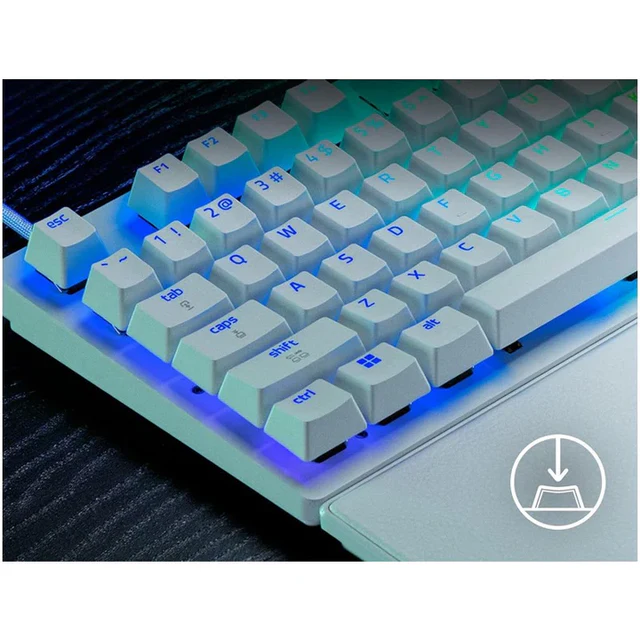 Razer Huntsman V3 Pro Tenkeyless 8KHz Analog Optical Esports Gaming Keyboard - White Edition RZ03-04981700-R3M1 - Image 5