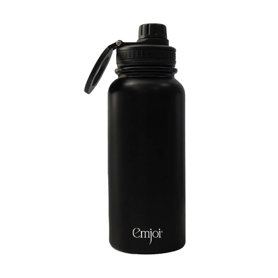 EMJOI Stainless Steel Sport Bottle With MagSafe 900ML - Black