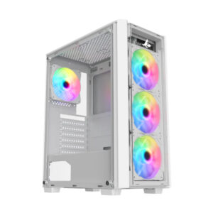 Custom Gaming PC Intel Core i5-12400F | RTX 5060 8GB | 16GB DDR4 | 1TB NVMe | Windows 11 Pro - White