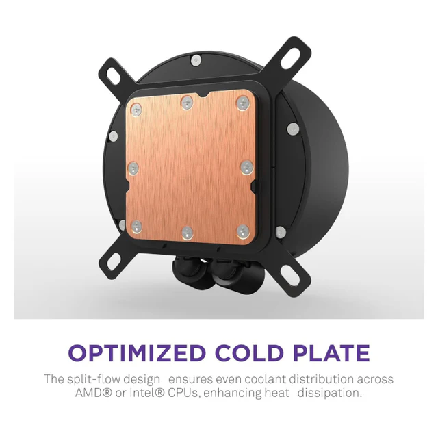 NZXT Kraken Elite 240 RGB 240mm AIO With 2.72 IPS LCD Liquid Cooler - Black - Image 6